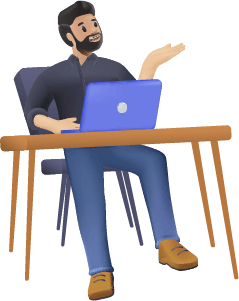 Persona preparándose para una entrevista laboral